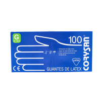 Corysan guantes látex talla...