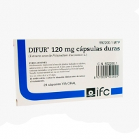 DIFUR 120 MG 24 CAPSULAS